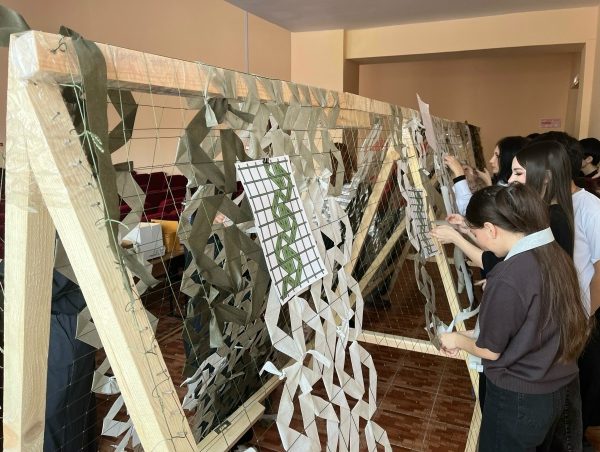 Штаб по плетению маскировочных сетей