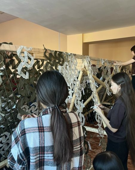 Штаб по плетению маскировочных сетей